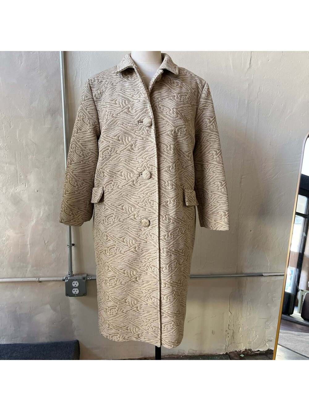 Handmade Vintage Peacoat (M)